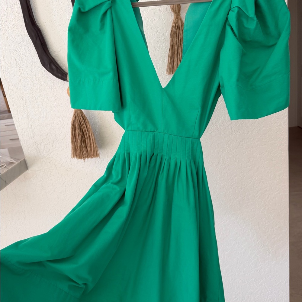 Banana Republic Vibrant Green Mini Dress - Picture 4 of 9